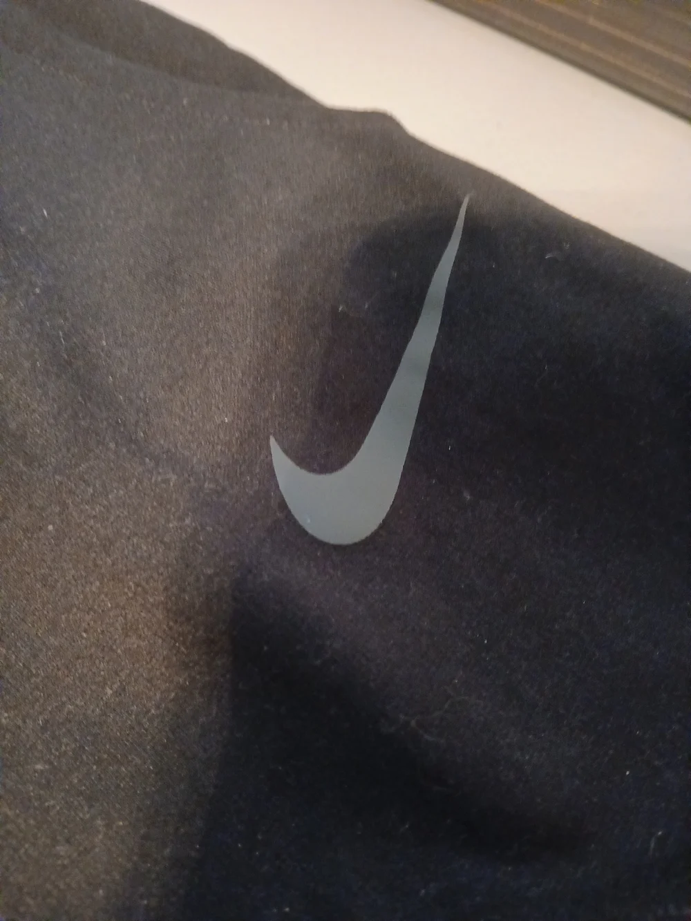 Men's Nike Black Athletic Joggers with Swoosh Thermafit Size M